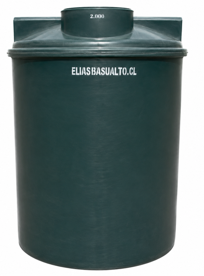 Estanque Vertical 2.000 Lts Extrareforzado